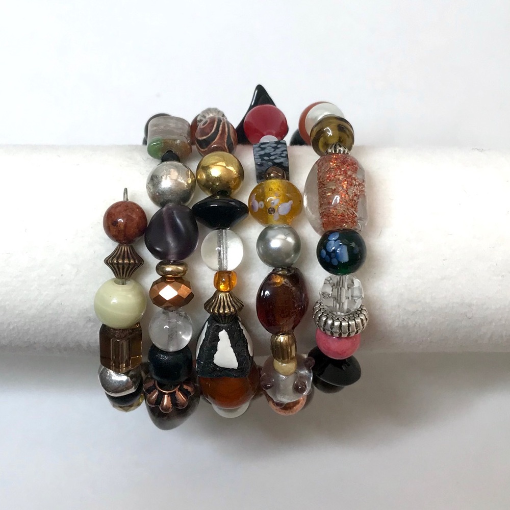 Handmade Bracelet with Vintage and Modern Elements (NB12-6H) New Without Tags - Picture 5 of 9